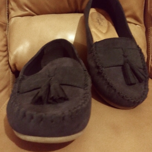 ladies navy comfort shoes